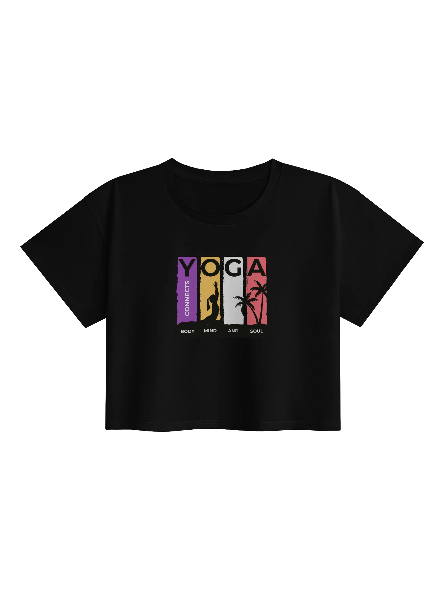 Body Mind & Soul Crop Tee – Minimal Collection product image (1)
