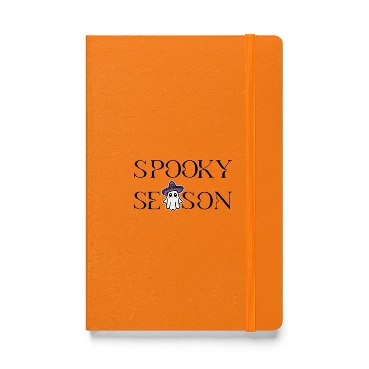 Spooky Season Sombrero Ghost Hardcover Bound Lined Notebook product image (1)