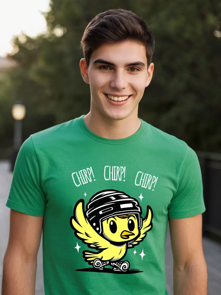 Funny Hockey T-Shirt – Chirp, Chirp, Chirp – Beer League Hockey Shirt for Men - Gift for Hockey Players and Trash Talkers product image (2)