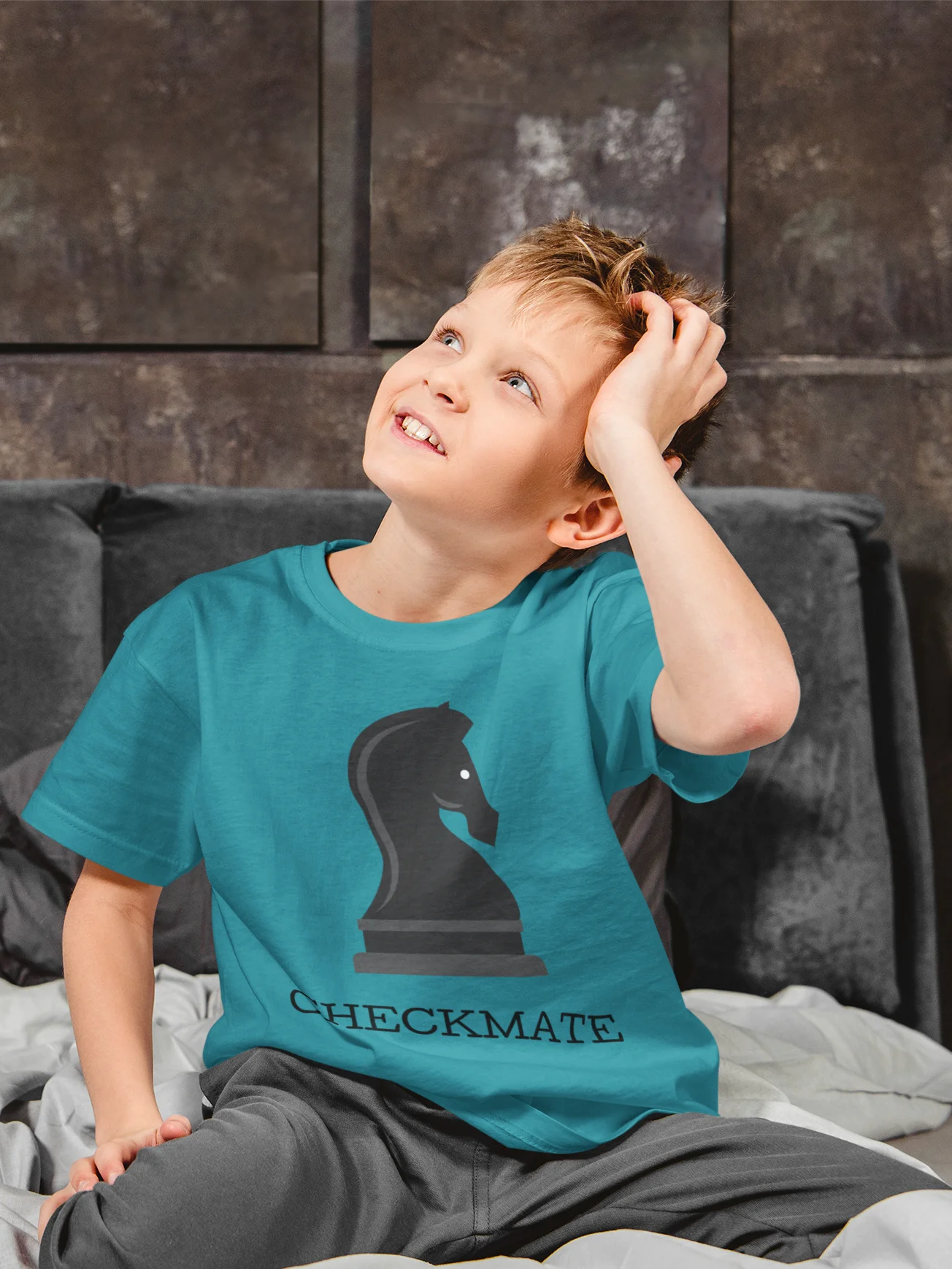 Knight Chess Piece Youth T-Shirt product image (2)