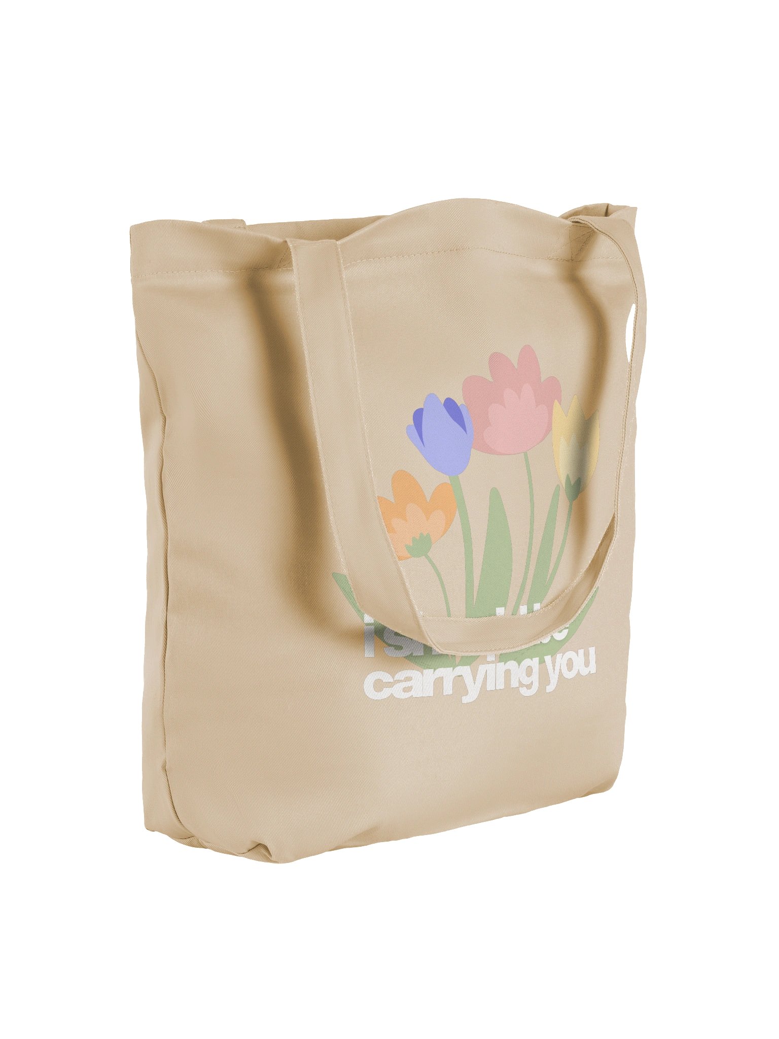 'I Should Be Carrying You' Floral Tote product image (4)