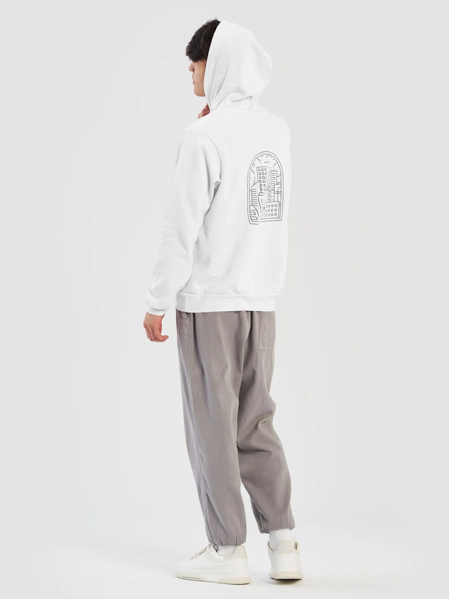 Urban Skyline Window Frame Hoodie product image (8)