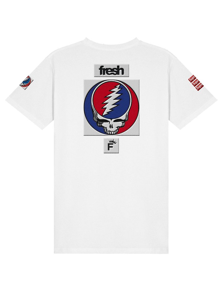 Supremely Dead and Fresh white t drop product image (2)