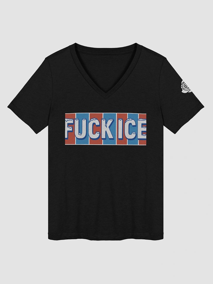 Fuck Ice Relaxed V-Neck T-Shirt product image (1)