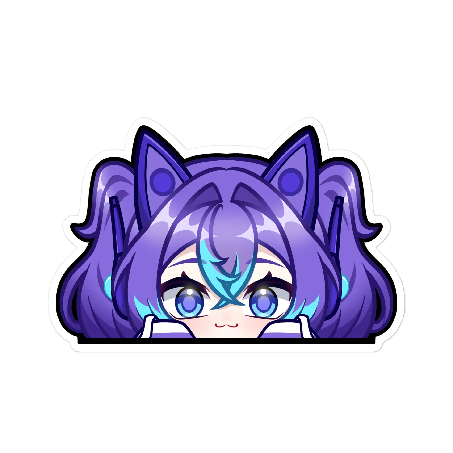 ★彡 Hello World Peeker Sticker ★彡 product image (1)