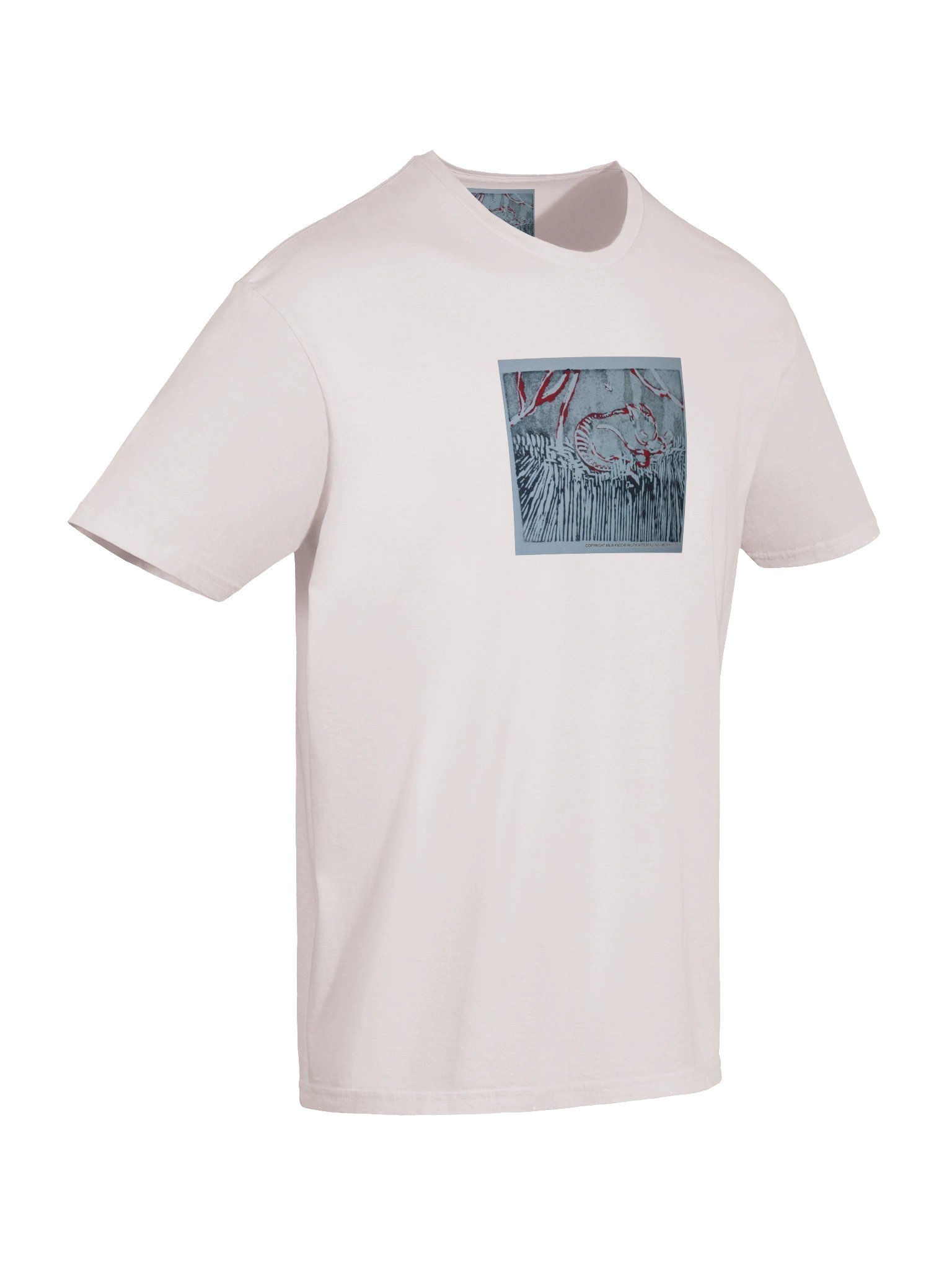 Abstrac graphic Art Shirt "The cat is in the grass" product image (6)
