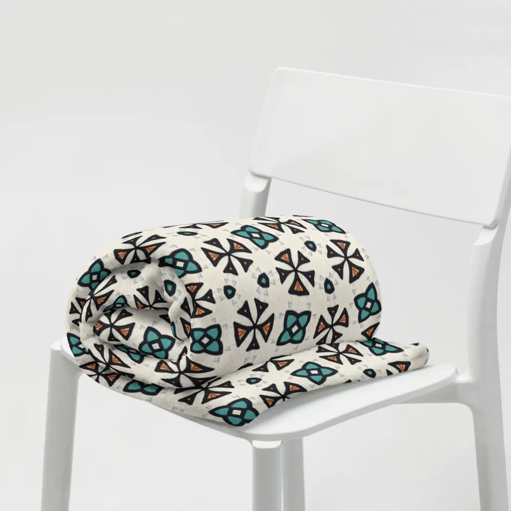 Abstract Florals Throw Blanket product image (9)