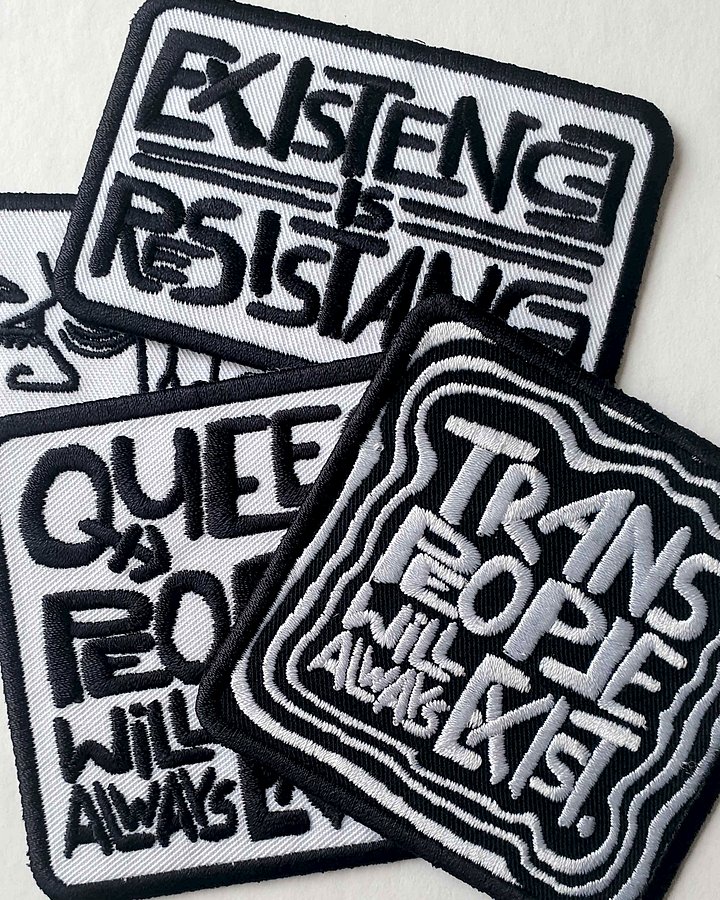 TRANS PEOPLE WILL ALWAYS EXIST. Patch product image (2)