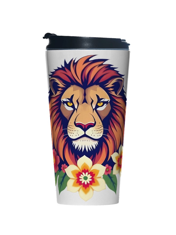Floral Lion Travel Mug product image (1)