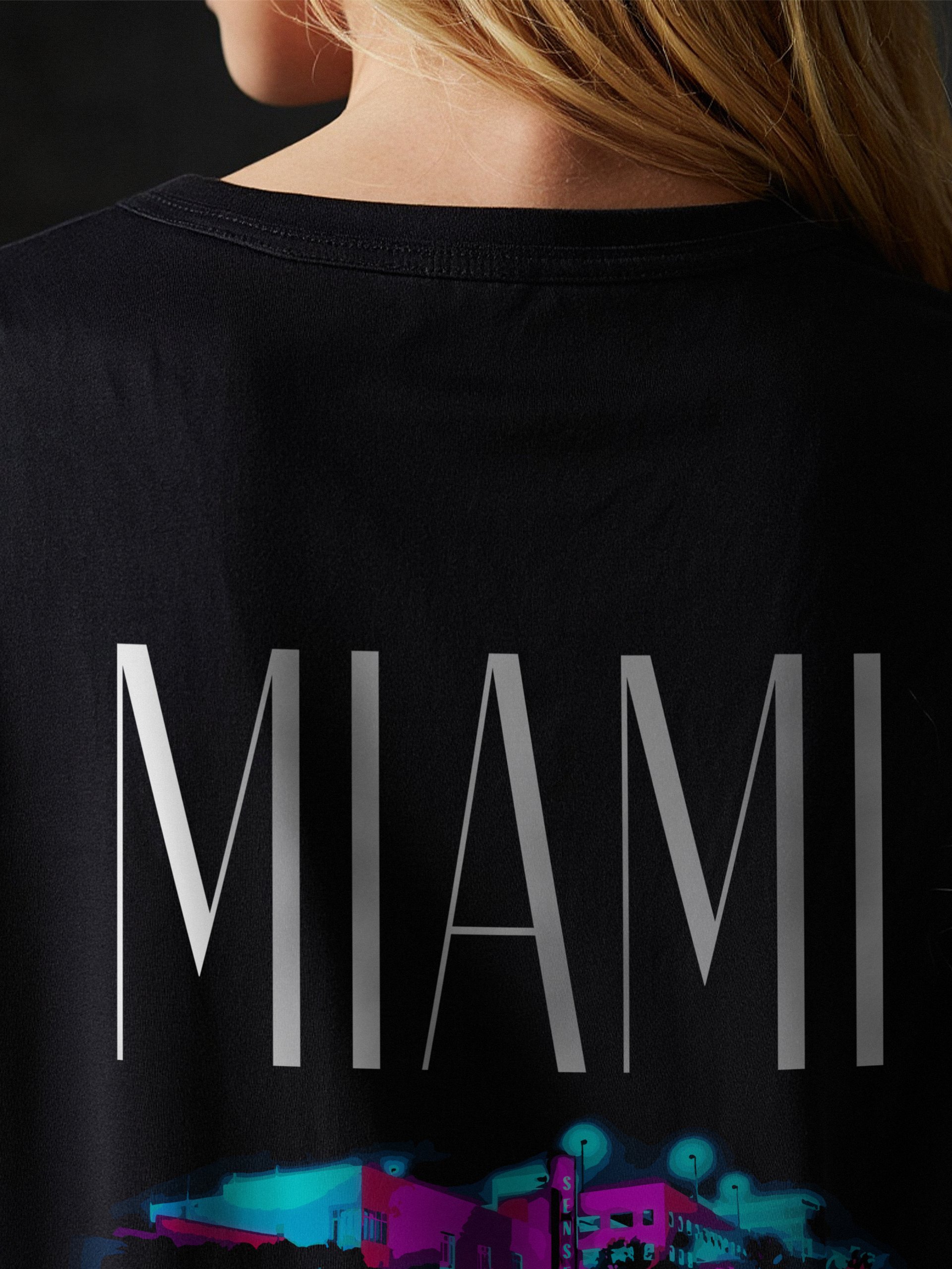 Black Miami T-Shirt product image (6)