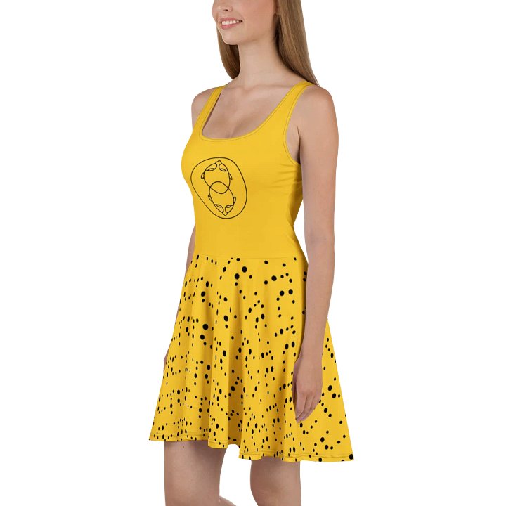 Symmetrical Faces All-Over Print Skater Dress product image (1)