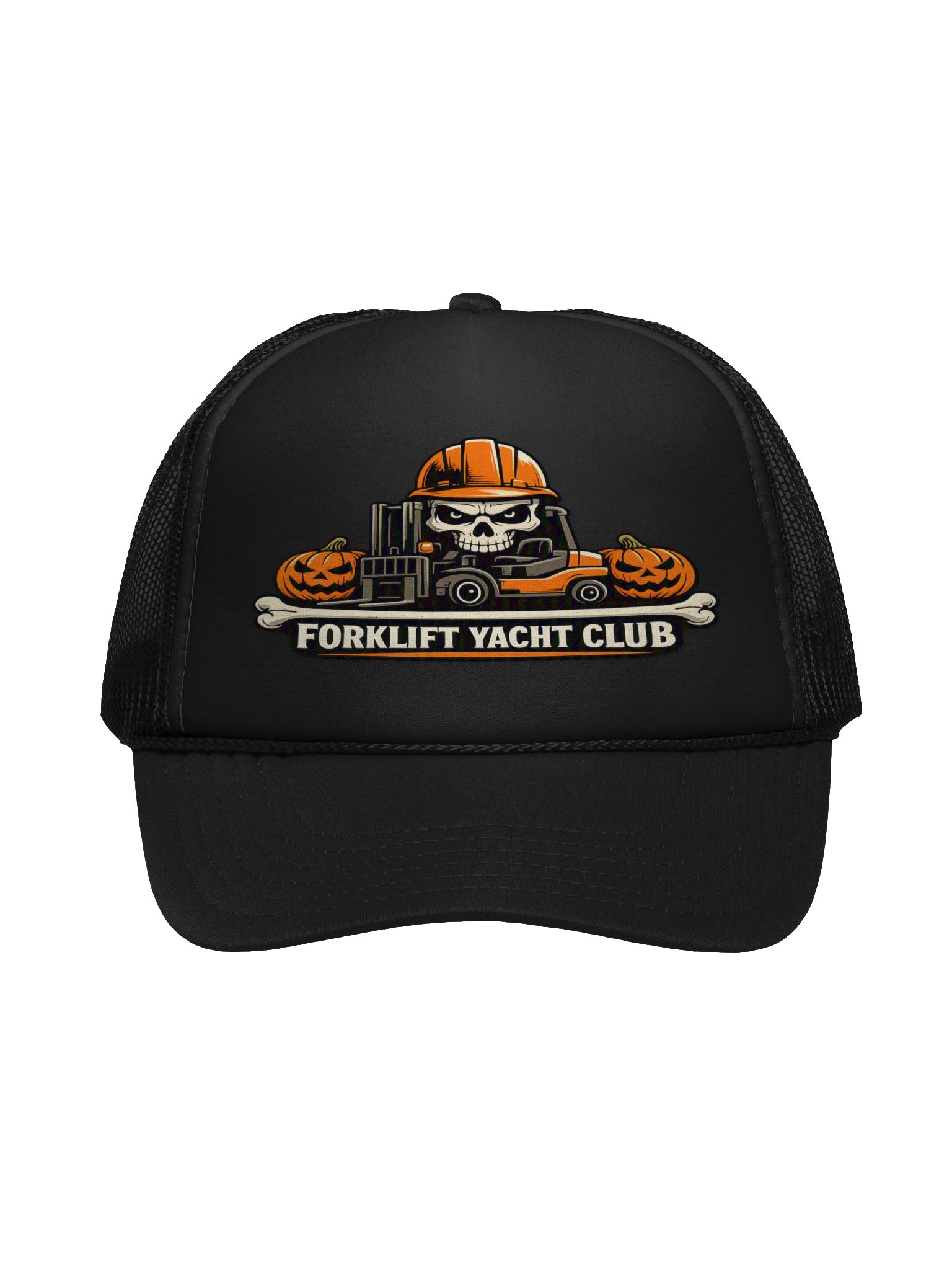 Skeleton Crew Halloween Cap — Forklift Yacht Club product image (1)