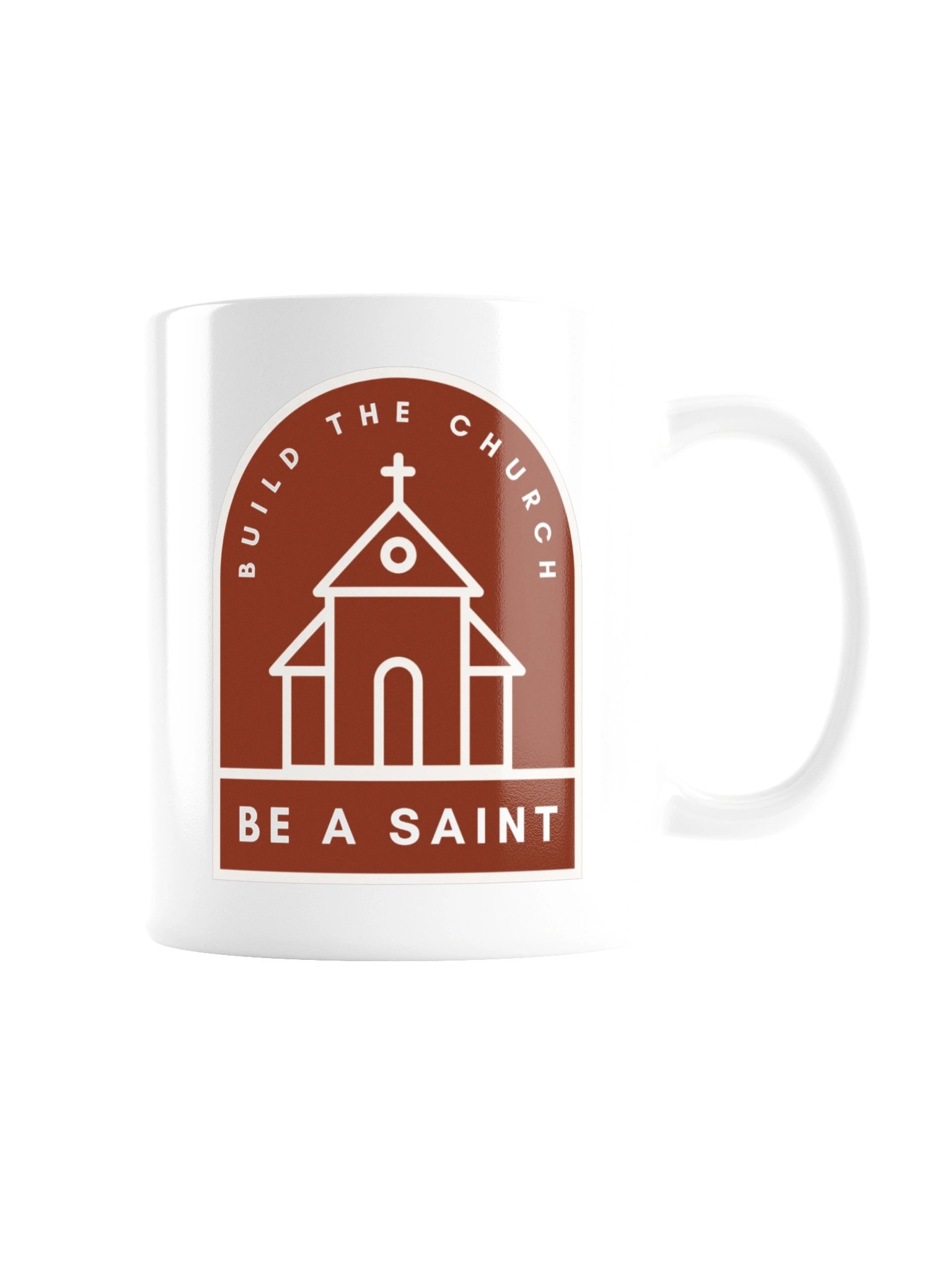 Build the Church, Be a Saint Mug (Red) product image (7)