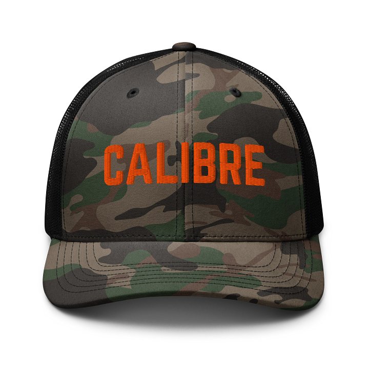 Calibre Camo Trucker Cap Hunter Orange product image (1)