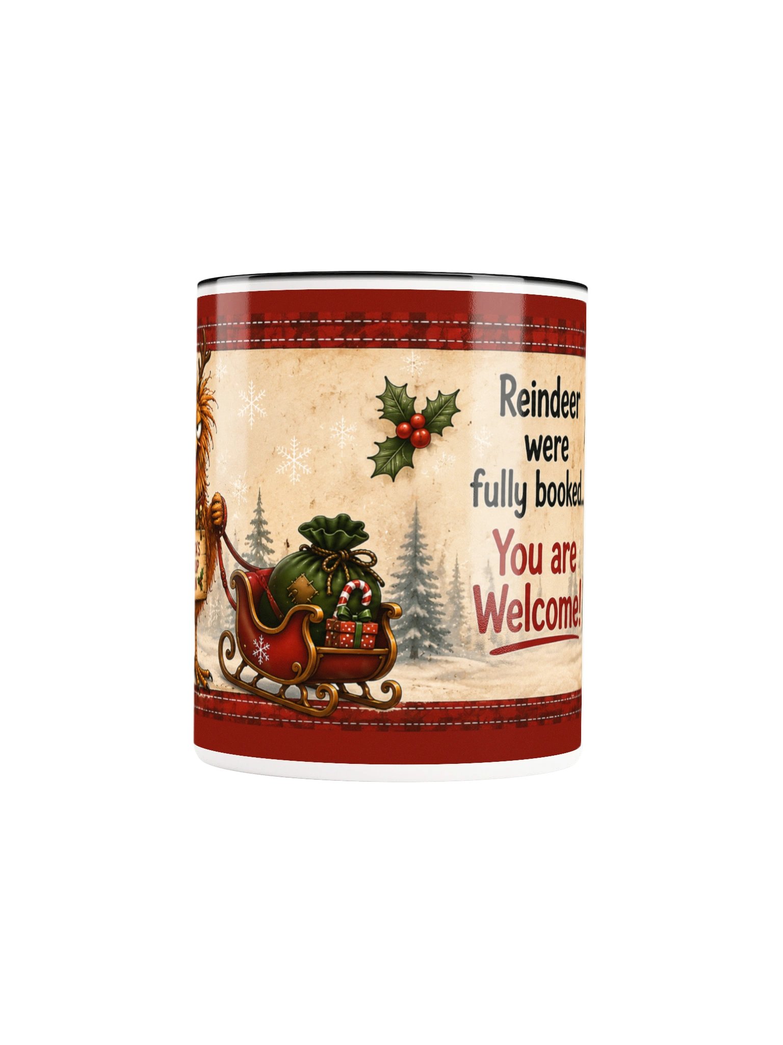 Reindeer Were Fully Booked Christmas Mug product image (34)