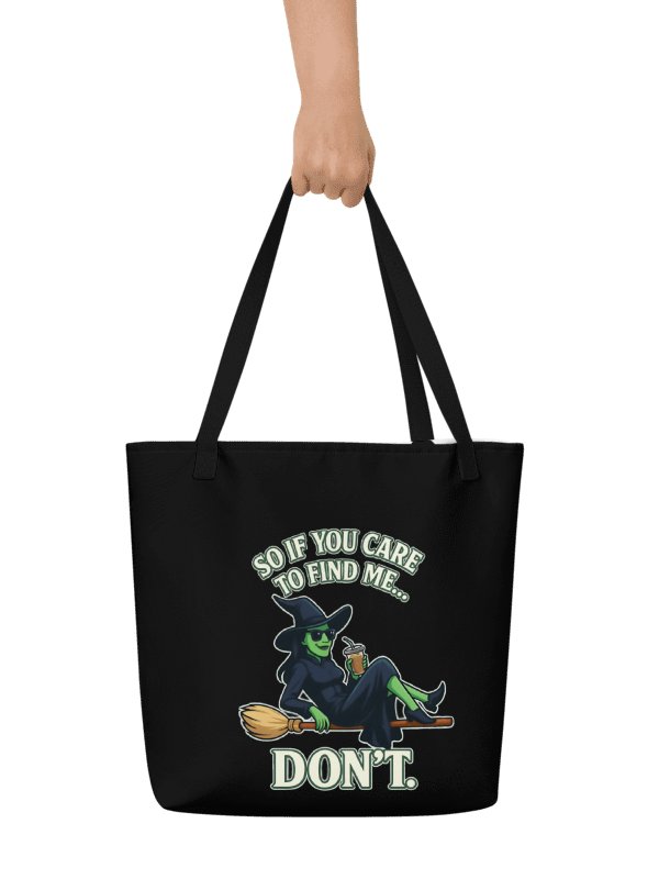Wicked Witch Tote Bag – All-Over Print with Pocket – Broadway Gift Idea product image (2)