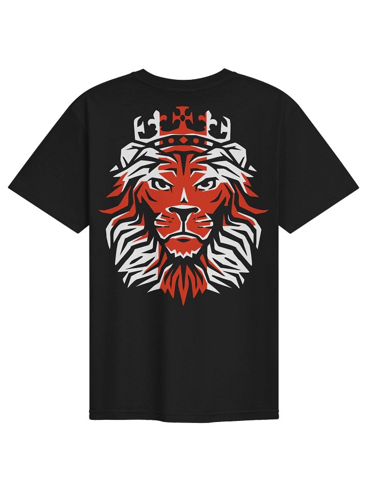 Lion King England T-Shirt | St George's Cross Heraldry Graphic Tee product image (2)