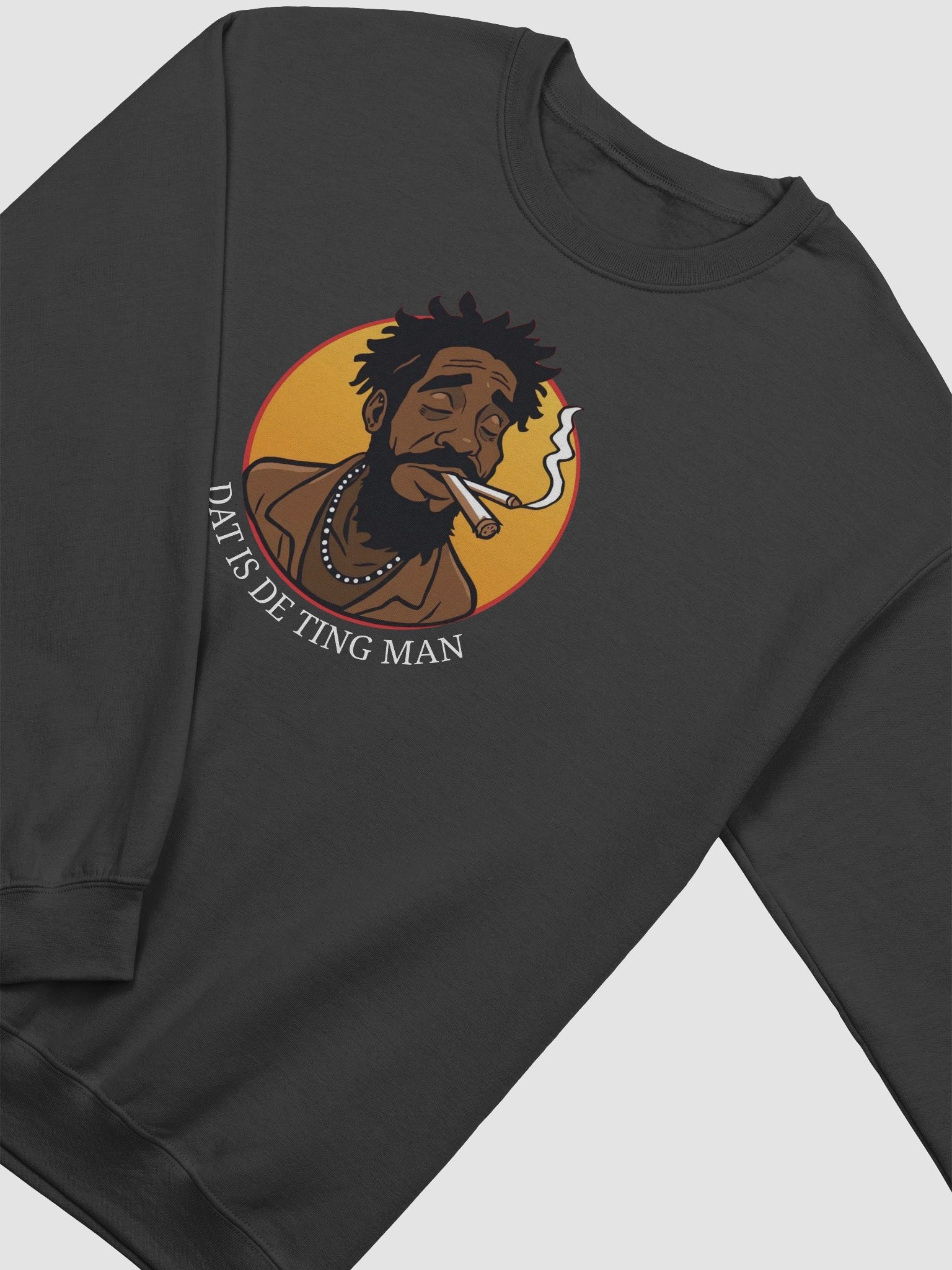 Dat is de Ting Man Smoking Weed Funny Sweatshirt product image (2)