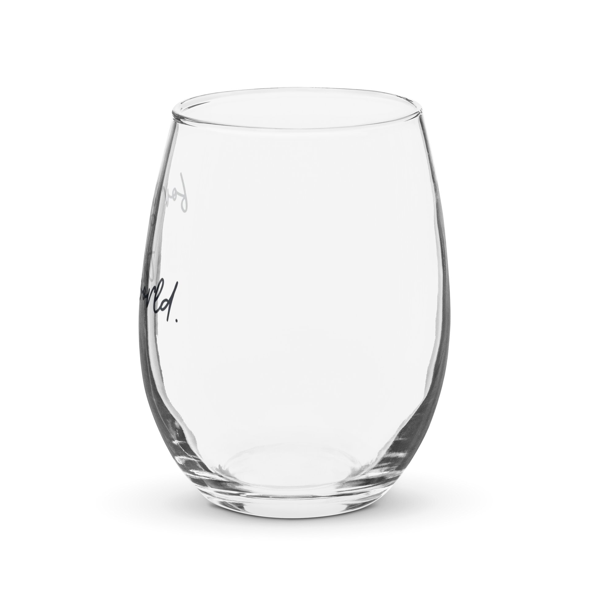 "for you?" Stemless Wine Glass product image (4)