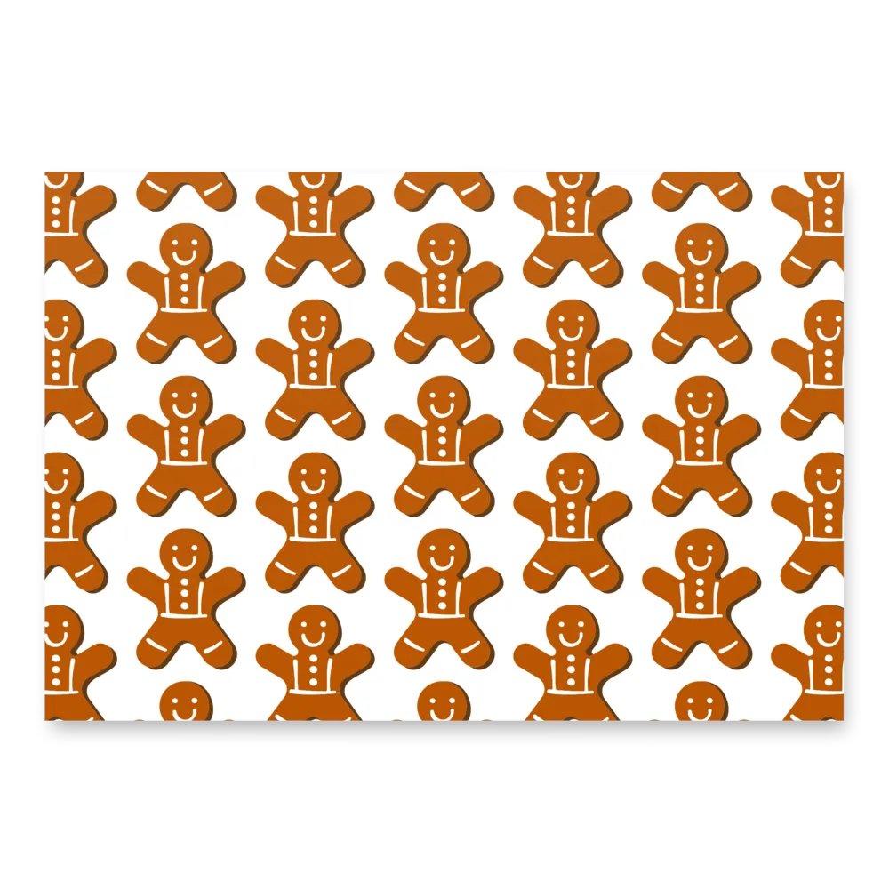 Gingerbread Cookie Wrapping Paper product image (2)