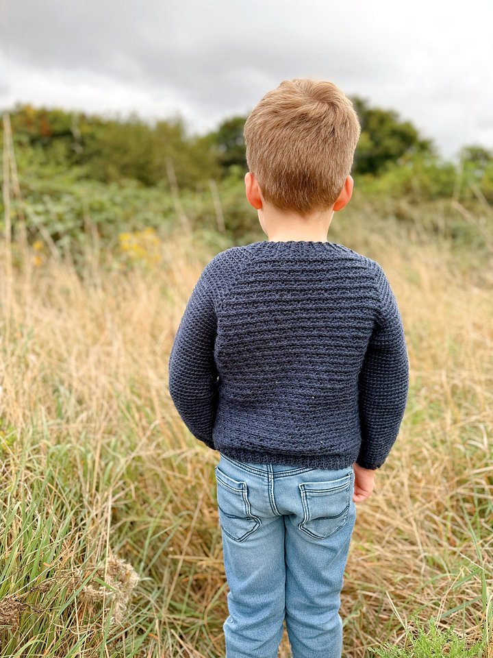 Mystical Sweater/Easy Raglan Child Crochet Pattern product image (2)