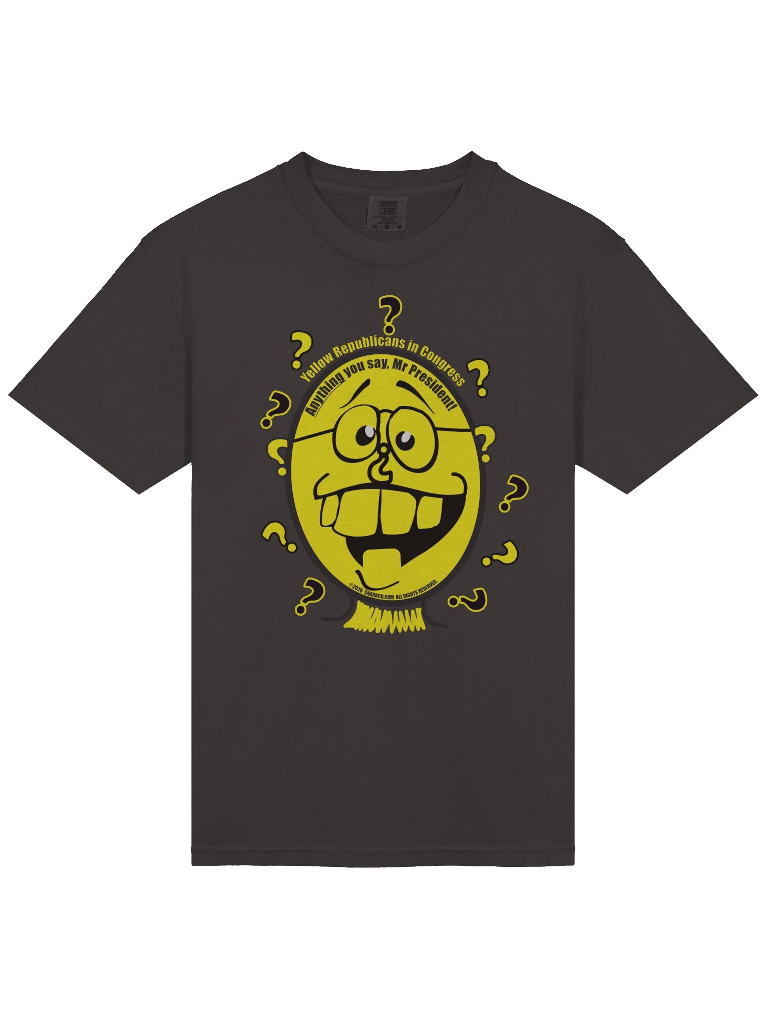 Political T-shirt says: Yellow Republicans in Congress: Anything You Say Mr President! product image (24)