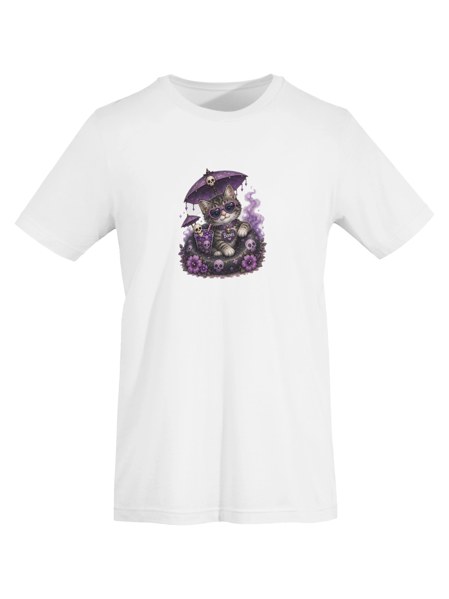 ''Bones the Summer Cat'' Unisex Supersoft T-Shirt product image (9)
