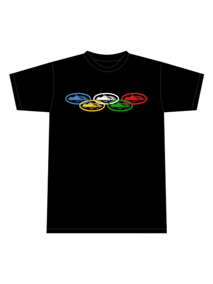 Corteiz Alcatraz Olympic T-shirt Black product image (1)