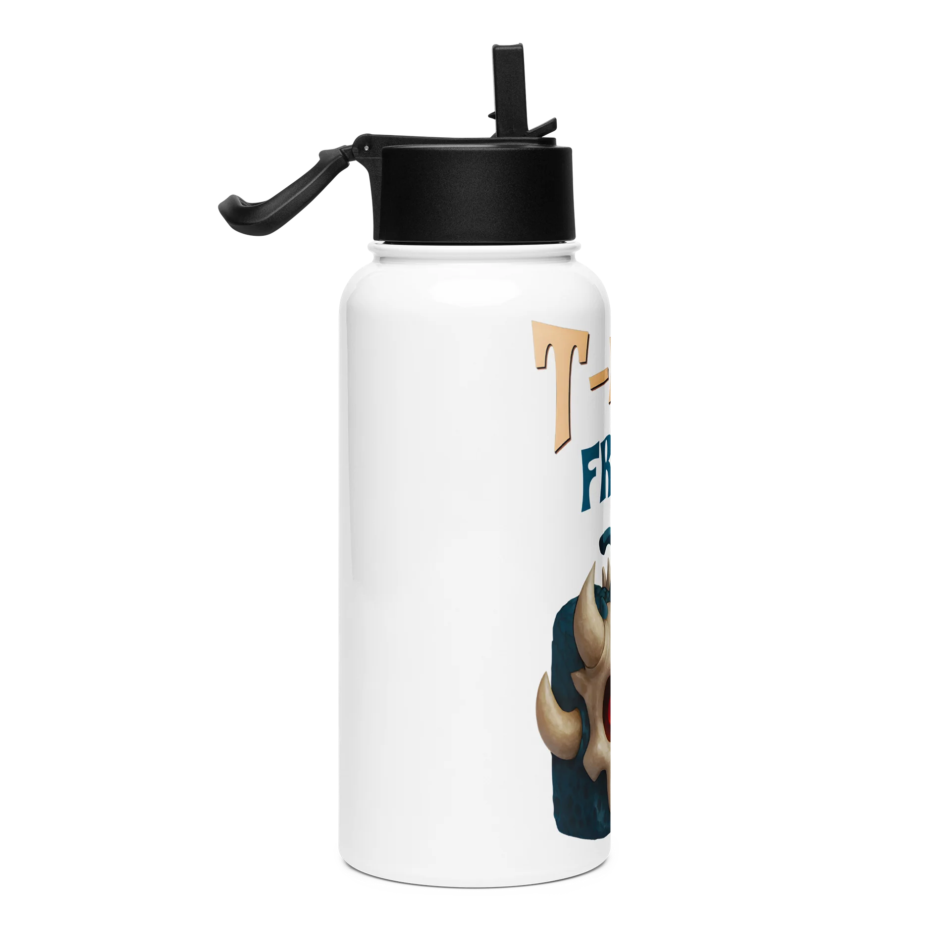 T-Rex Fruit Blox Fruits Gamer Stainless Steel Water Bottle With Straw Gift For Kids product image (4)