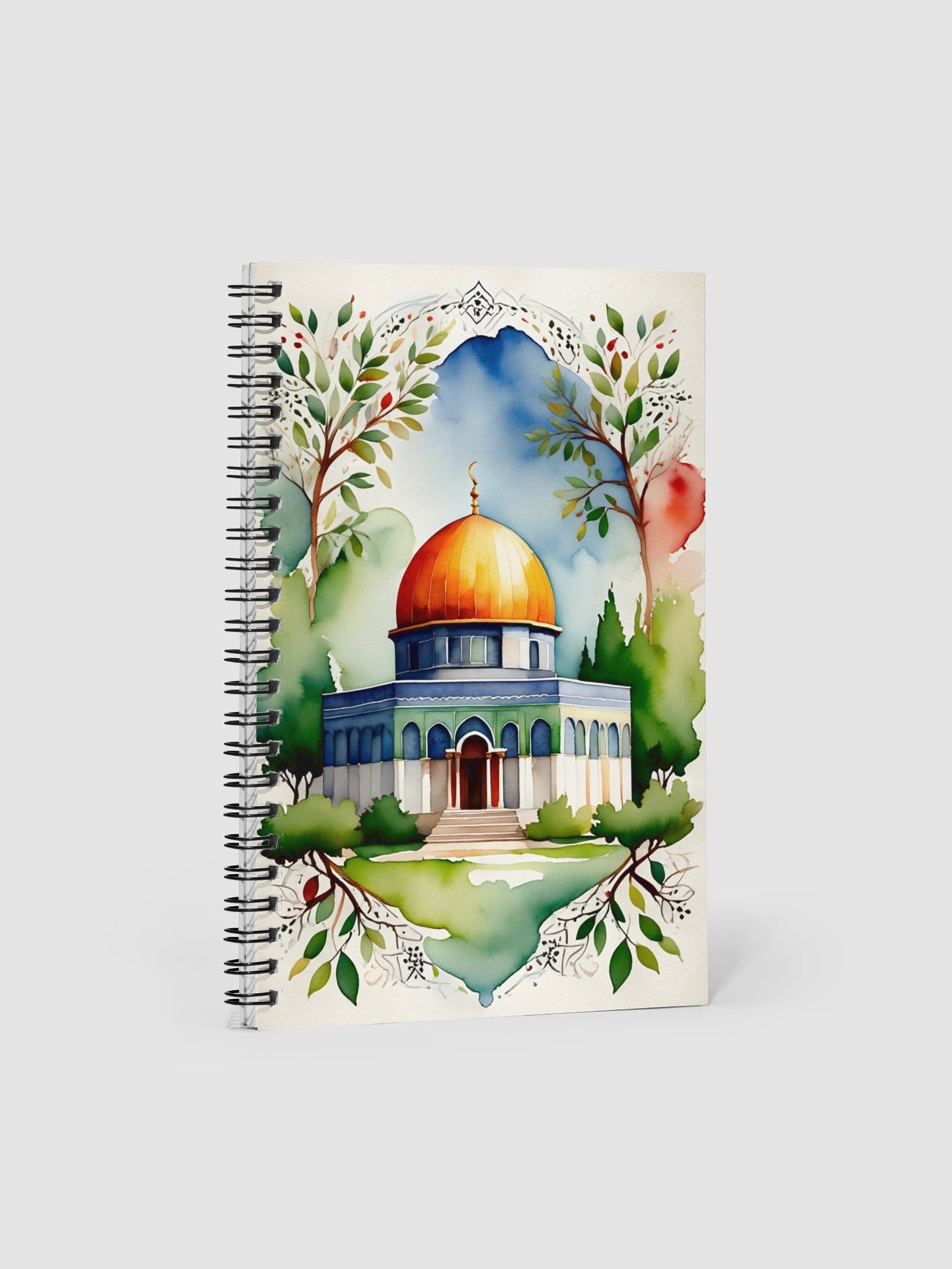 Al-Aqsa Mosque Spiral Notebook product image (1)