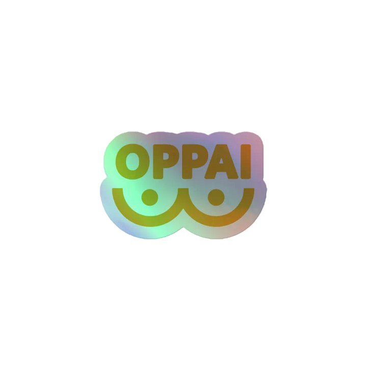 Holo Oppai Sticker product image (1)