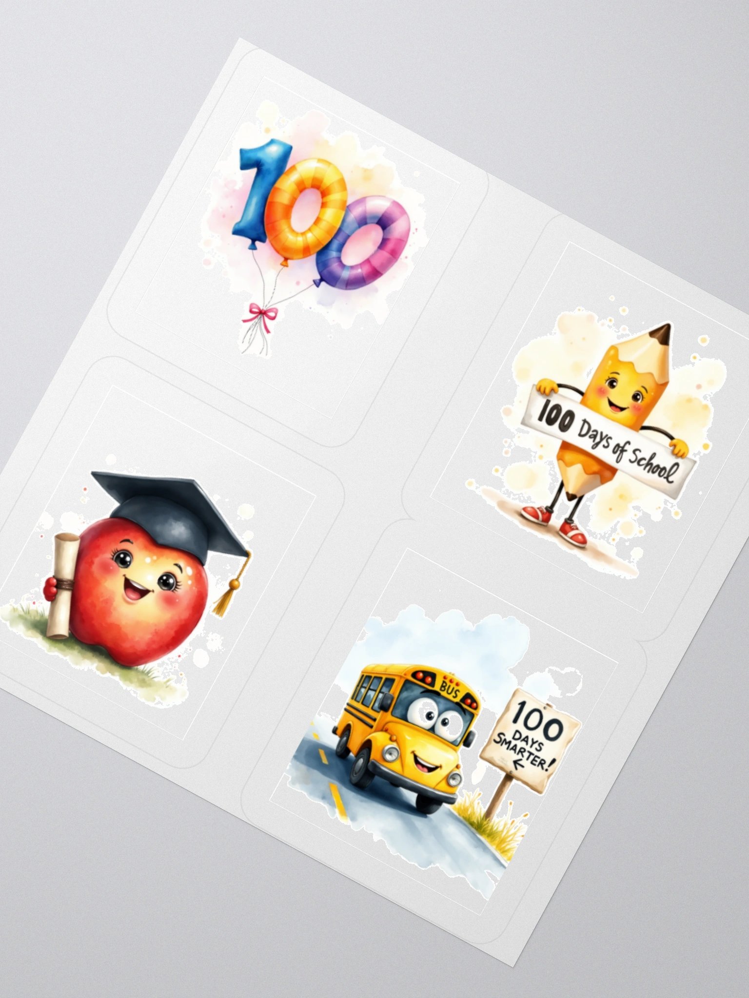 100 Days of School Celebration Sticker Pack product image (5)