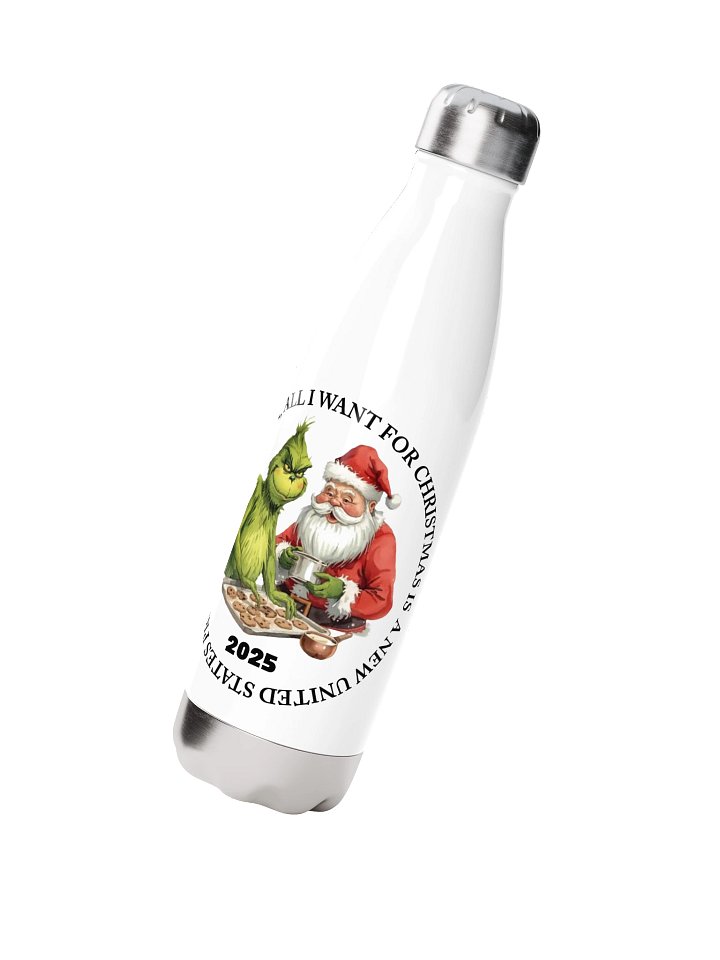 Santa Christmas Wish Stainless Steel Water Bottle product image (2)
