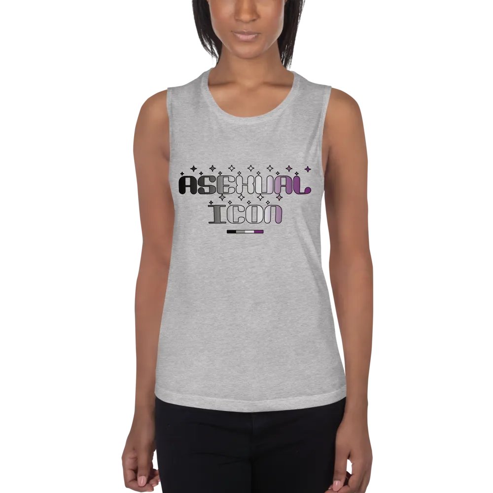 Asexual Icon Women's Flowy Muscle Tank product image (4)