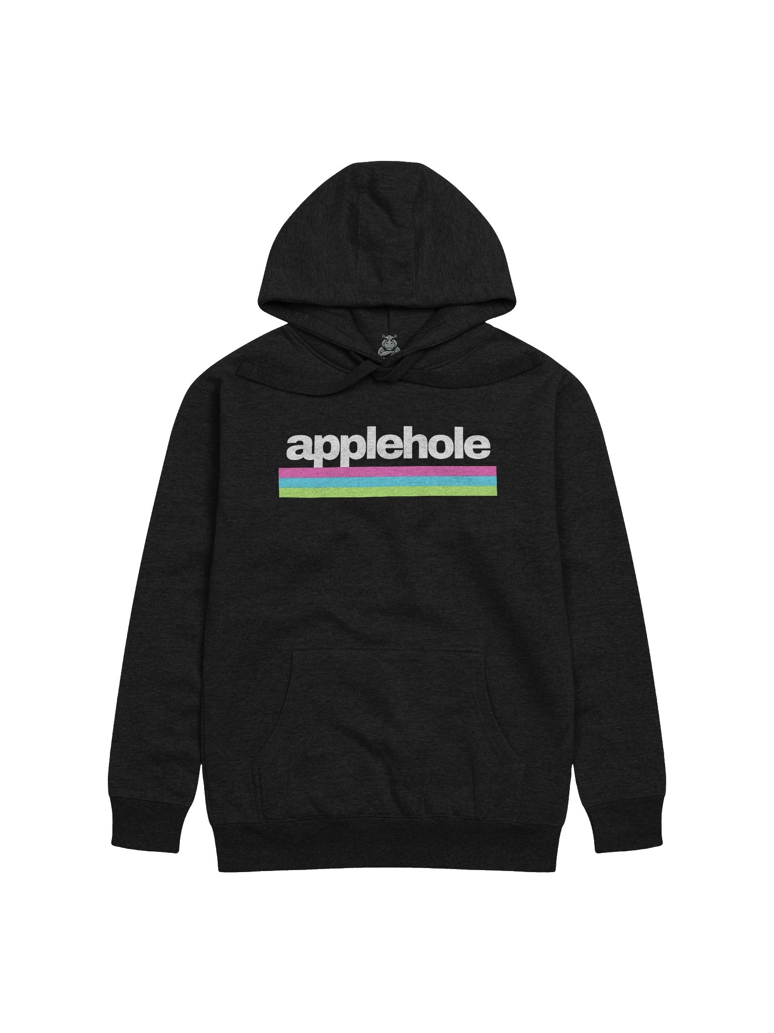 "Applehole" Hoodie – Funny Asshole Graphic Hoodie | Sarcastic Hippo Viral Humor Hoodie product image (3)