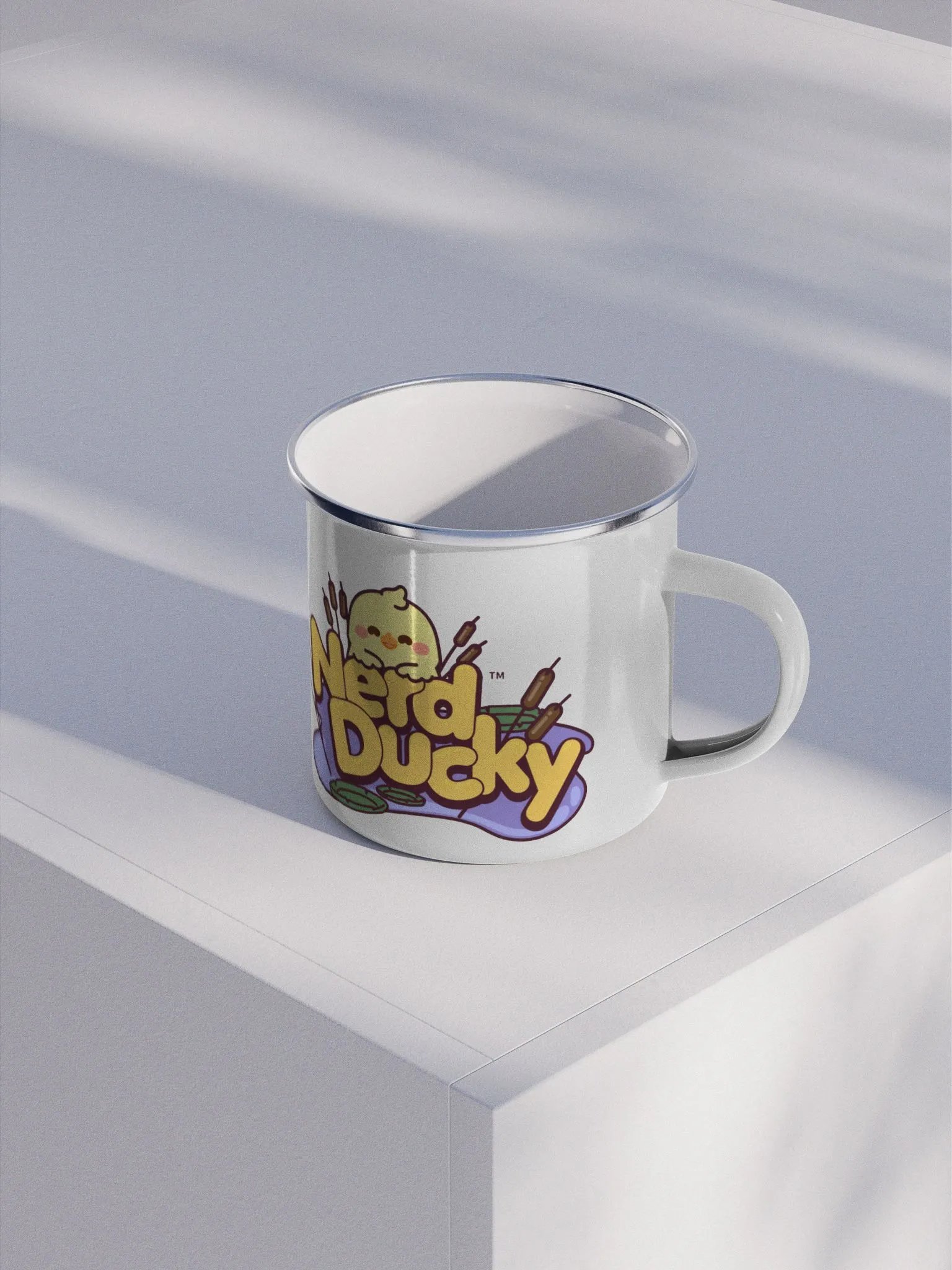 Nerd Ducky Enamel Mug product image (2)