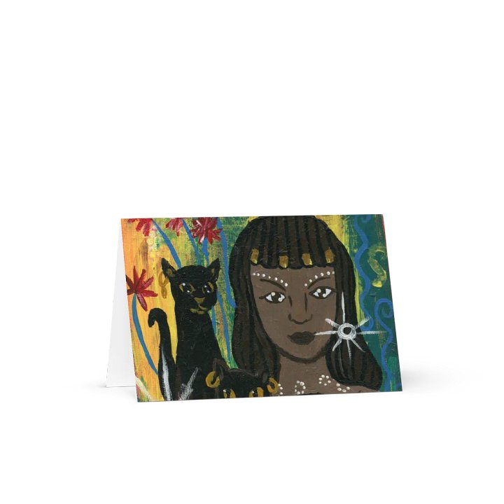 Goddess Bastet Greeting Card product image (1)