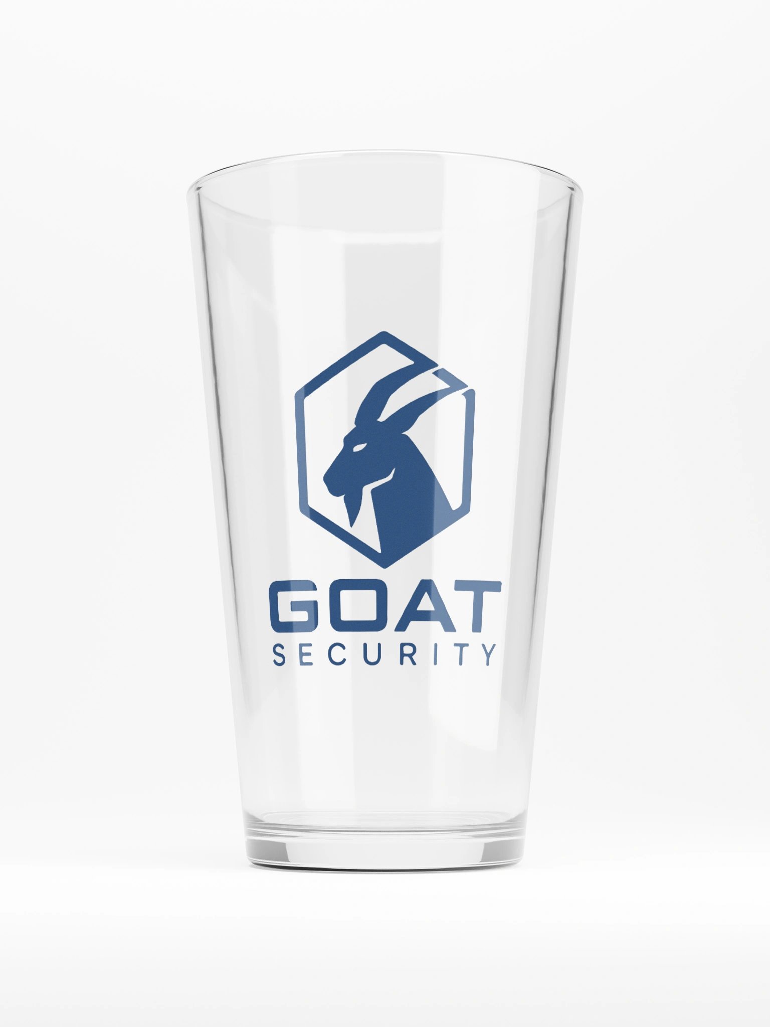 Goat Security Pint Glass product image (1)