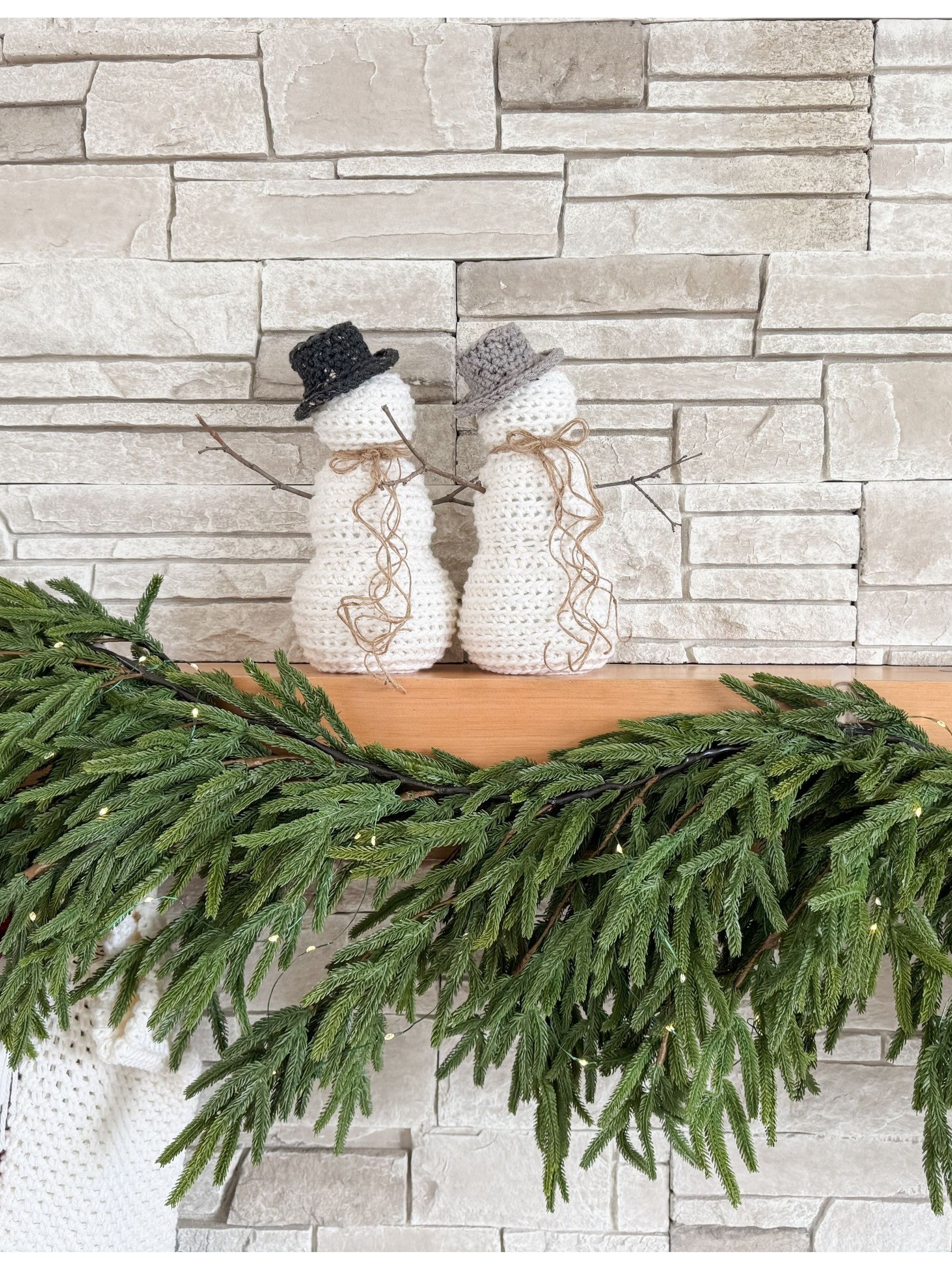 Rustic Farmhouse Snowman Crochet Pattern product image (3)