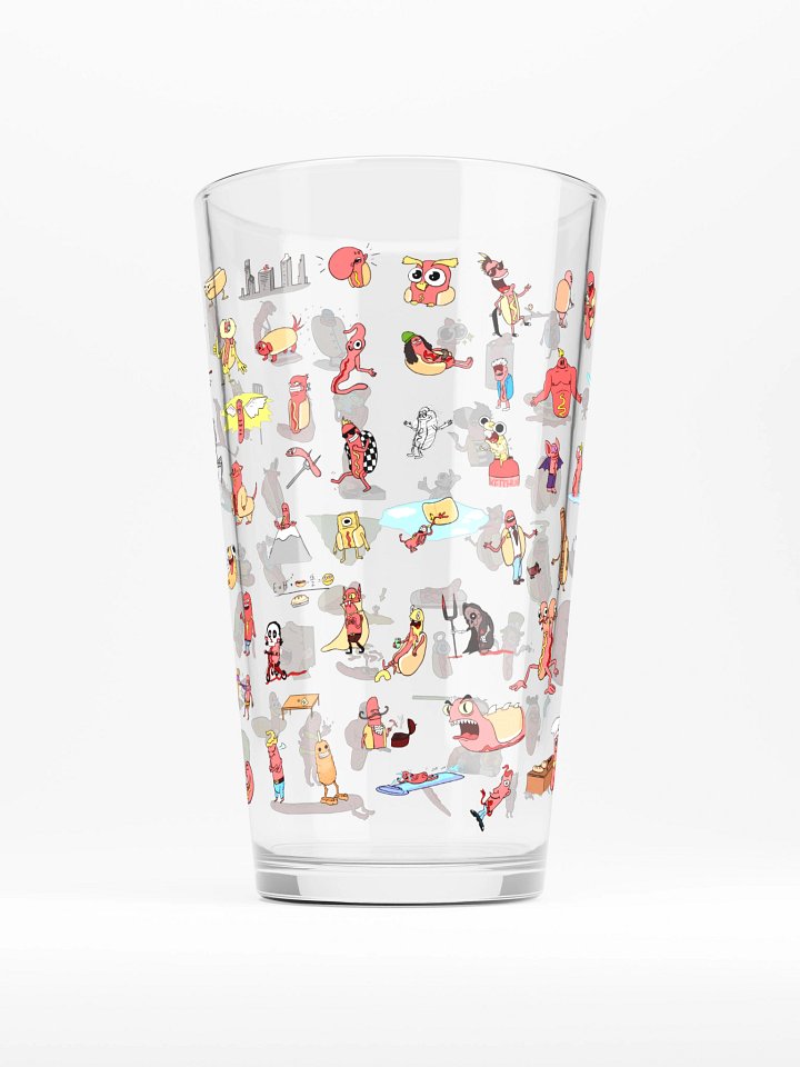 100 Hot Dog Pint Glass product image (1)