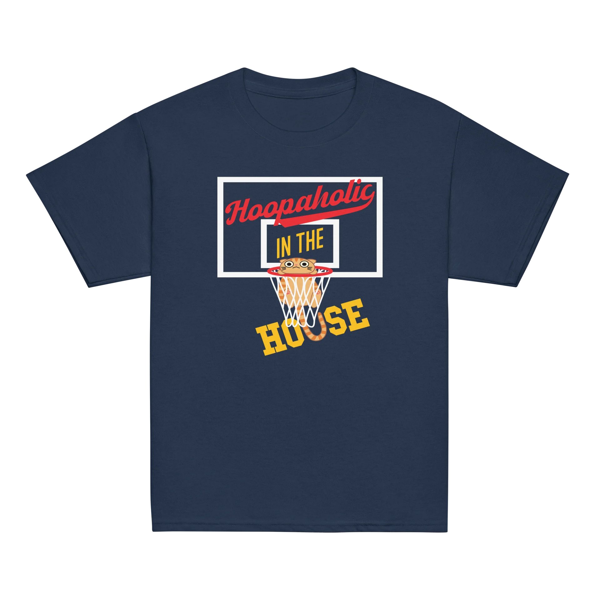 Basketball Cat (Hoopaholic IN THE HOUSE) - Youth Heavyweight T-shirt product image (17)