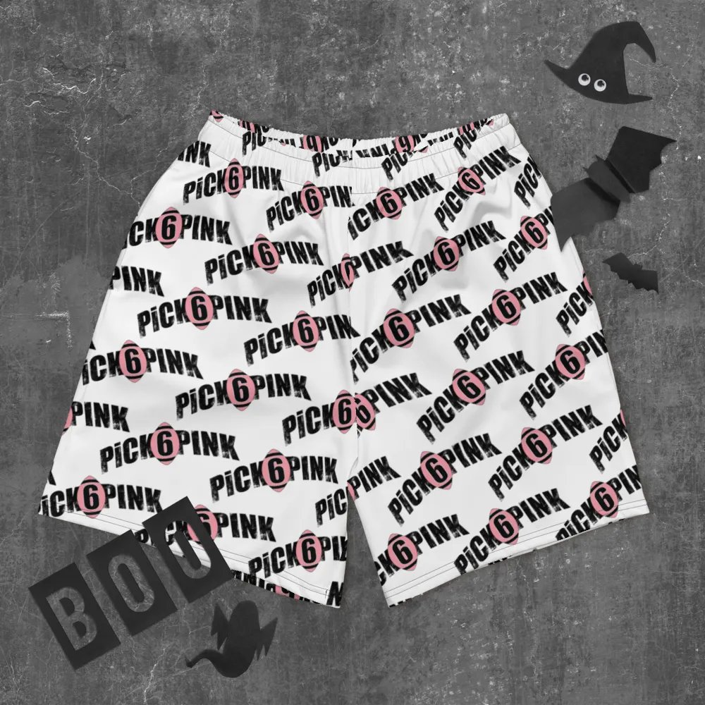 Pick 6 Pink White Athletic Shorts product image (7)