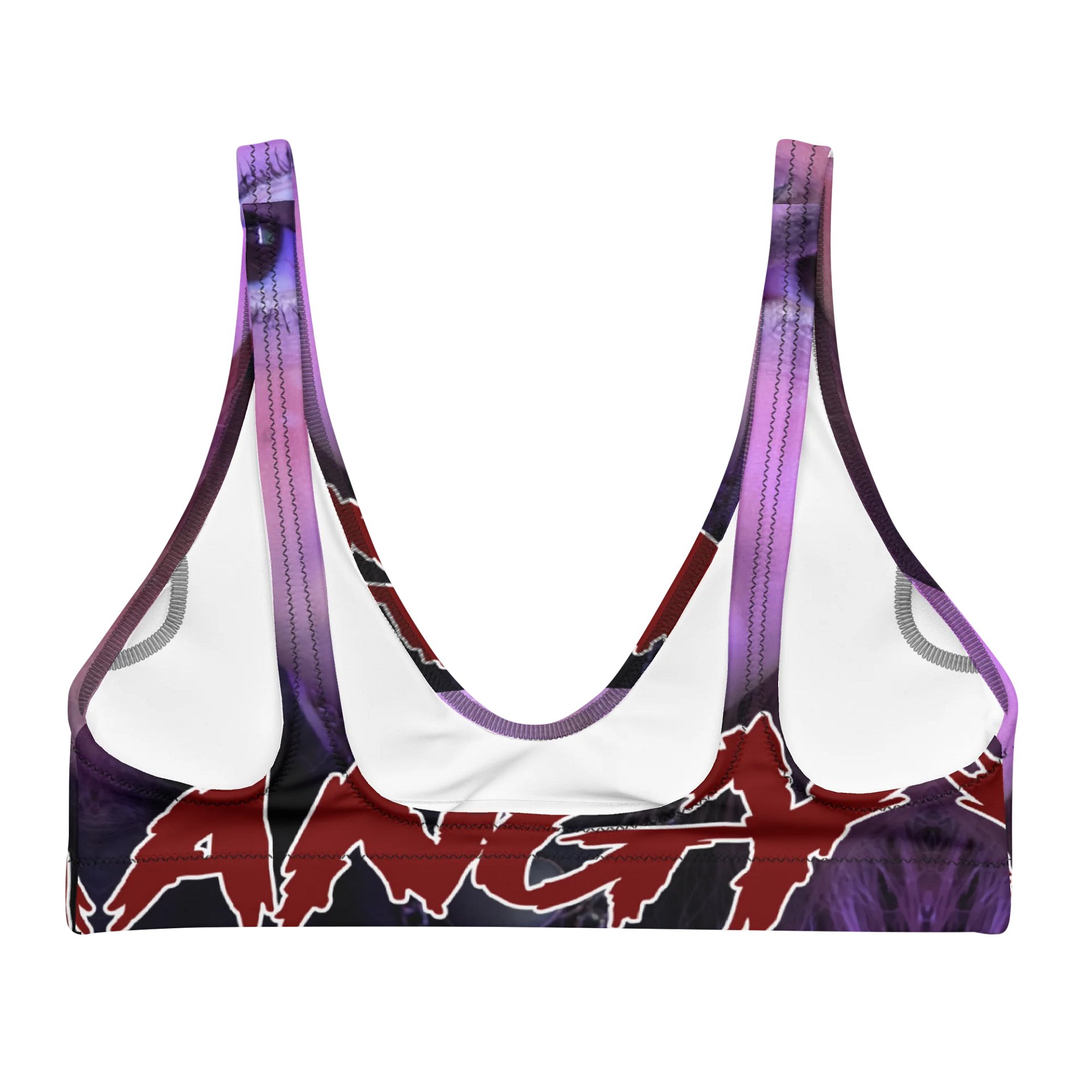 Fierce Expression All-Over Bikini Top product image (2)