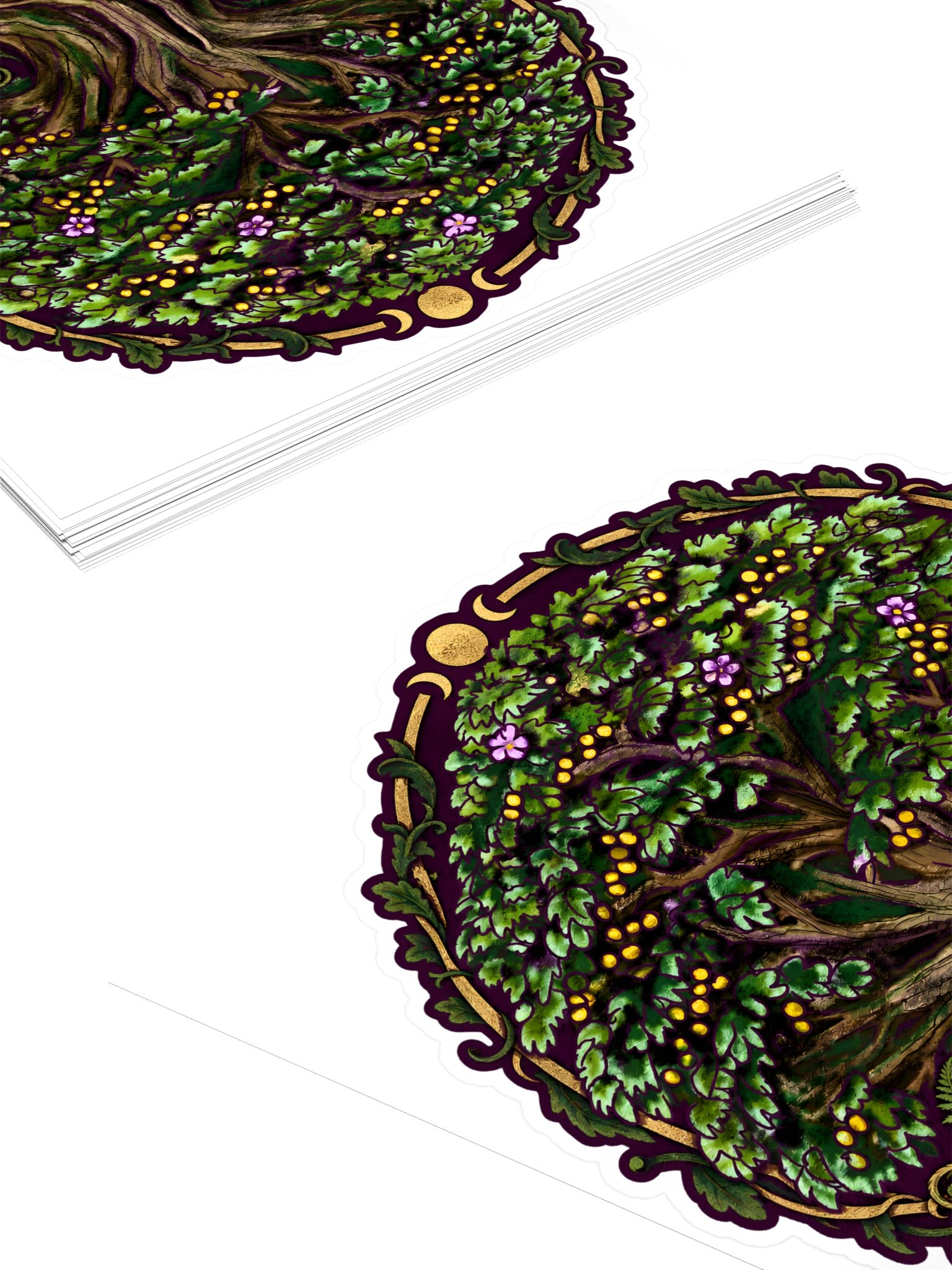 The Bearing Tree, Moon and Tree Sticker (3 inch vinyl) product image (4)