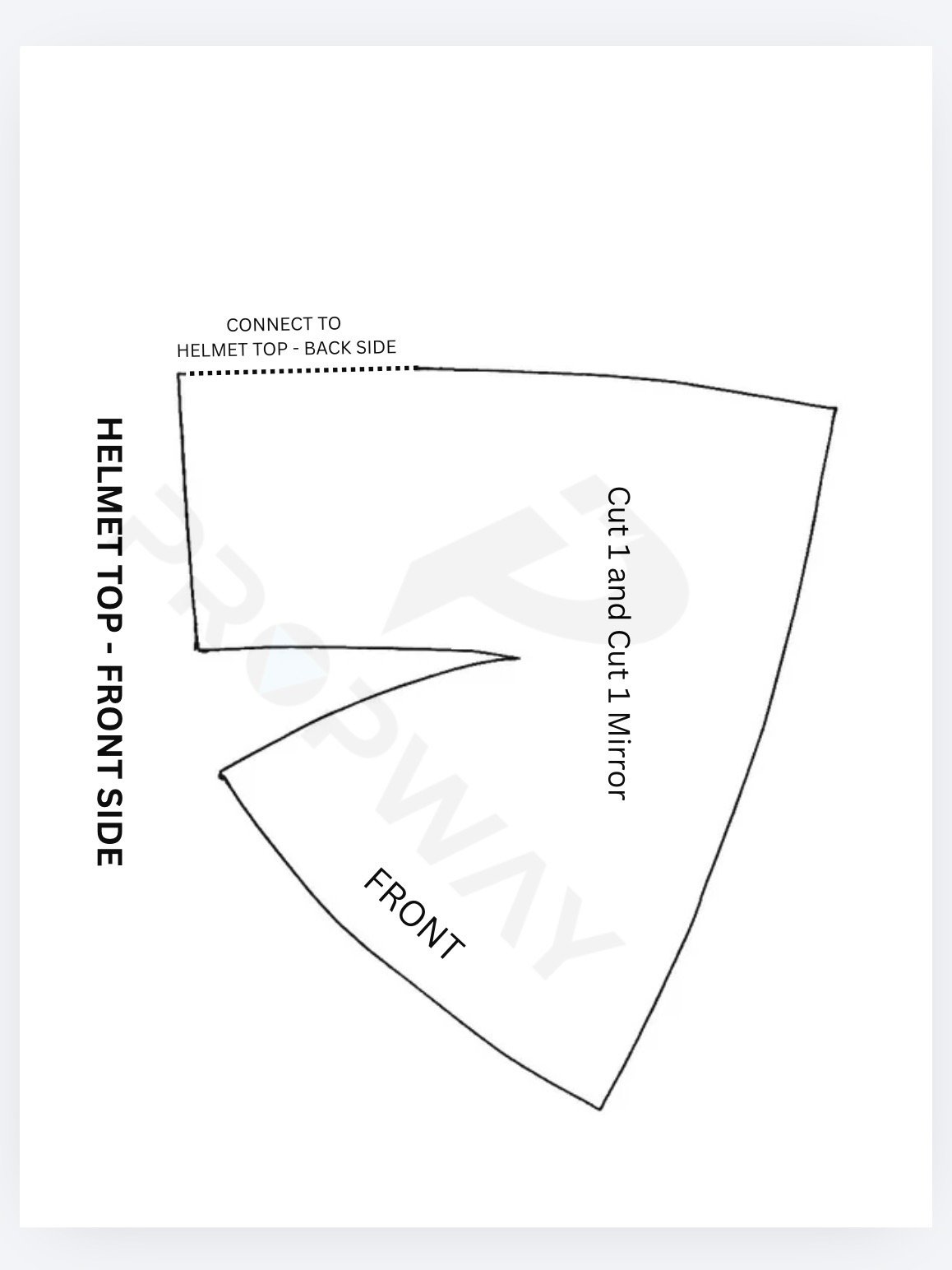 TEMPLATE - Mandalorian Helmet product image (3)