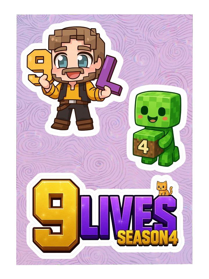 9LS4 Xandingo Sticker Sheet product image (1)