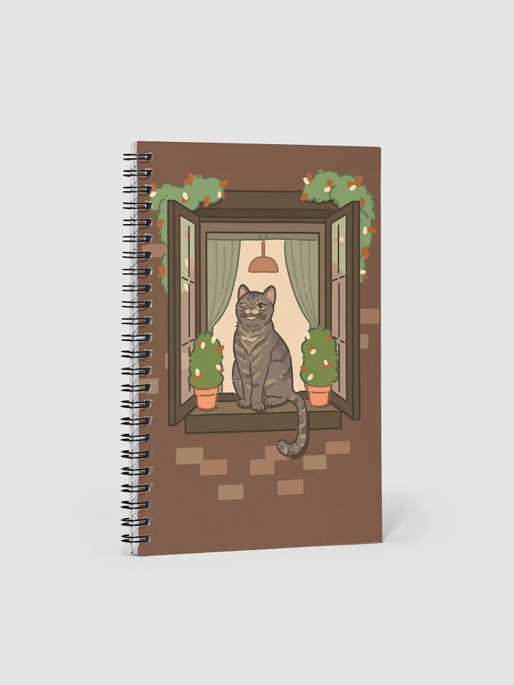 Misty’s Window- Kit's Cats X Tas illustrations Notebook product image (2)