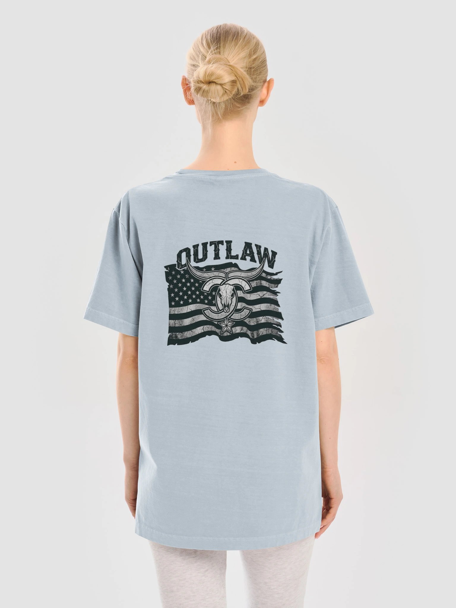 Outlaw Denim Tee - Back product image (10)