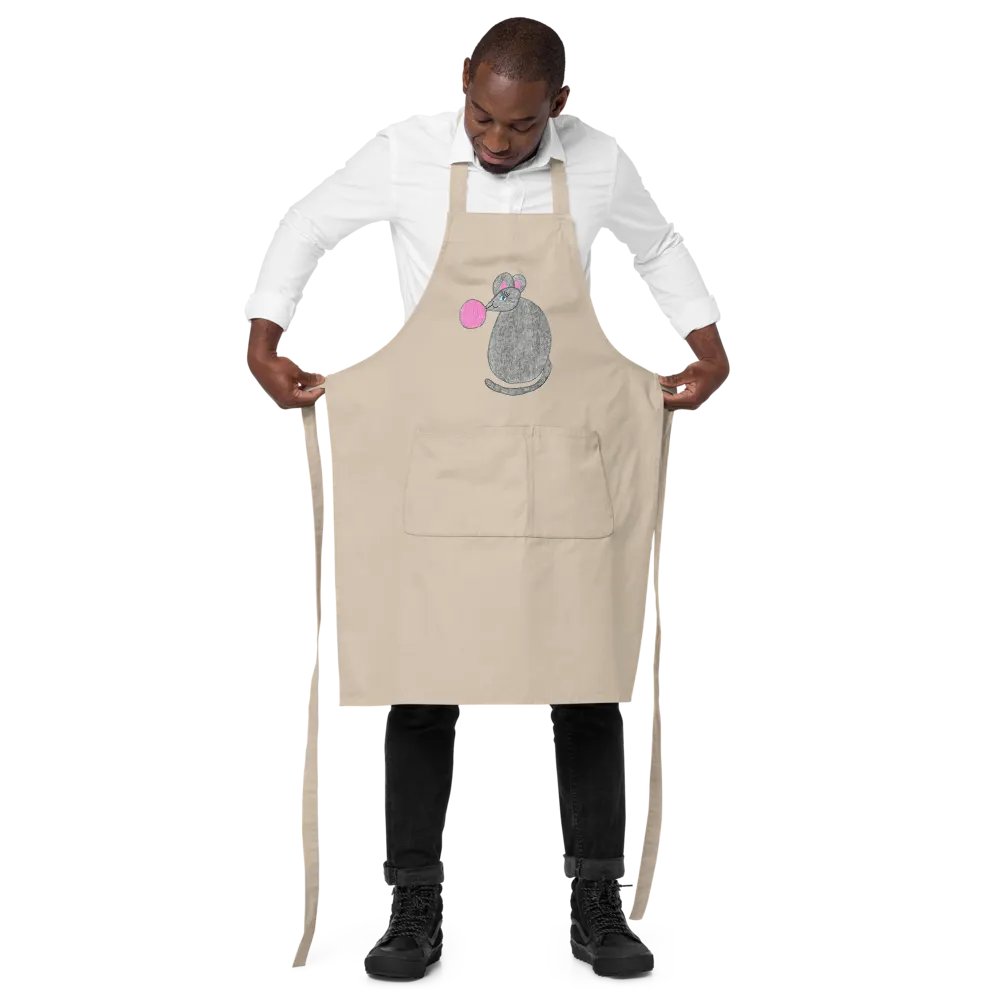 Bubblegum mouse apron product image (3)