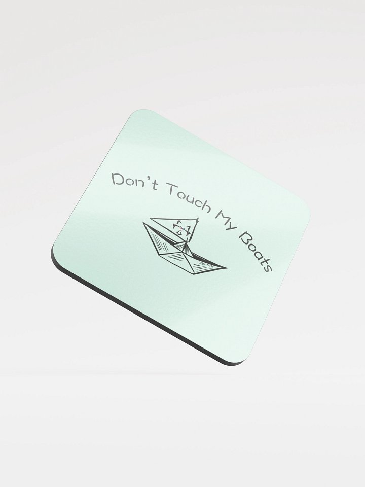 Don't Touch My Boats Coaster product image (1)